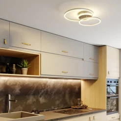Lindby Smart LED-loftlampe Edica, 58 cm, Tuya, CCT