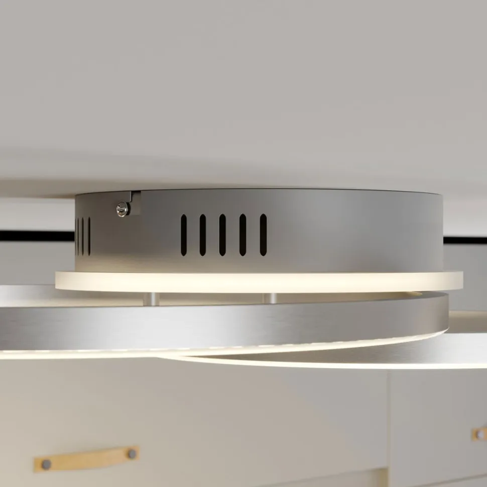 Lindby Smart LED-loftlampe Edica, 58 cm, Tuya, CCT