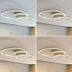 Lindby Smart LED-loftlampe Edica, 58 cm, Tuya, CCT