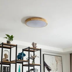 Lindby Smart LED-loftlampe Innes træ Ø39cm RGB CCT Tuya