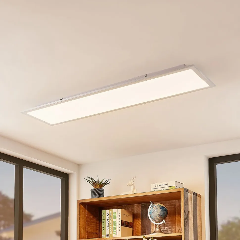 Lindby Smart LED-loftpanel Kjetil 120 x 30 cm Tuya RGB CCT