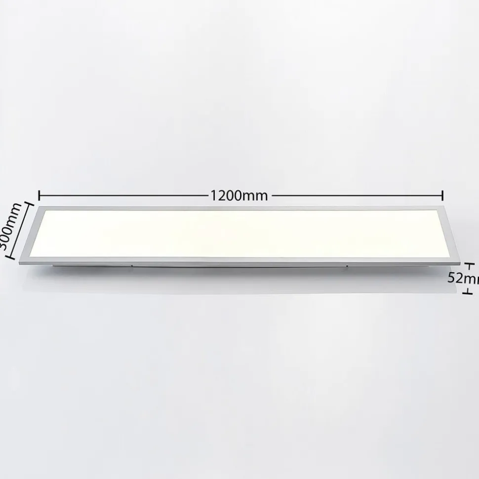 Lindby Smart LED-loftpanel Kjetil 120 x 30 cm Tuya RGB CCT