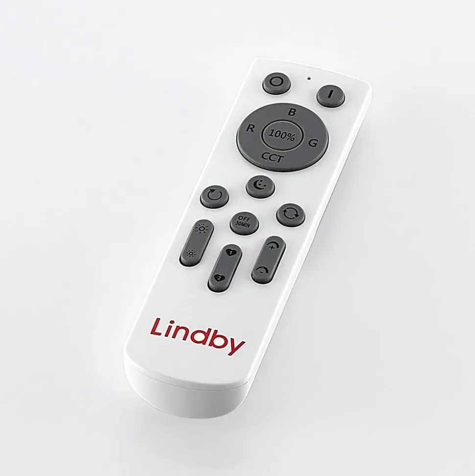 Lindby Smart LED-loftpanel Kjetil 120 x 30 cm Tuya RGB CCT