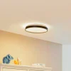Lindby Smart LED-loftslampe Mirren sort metal CCT Tuya