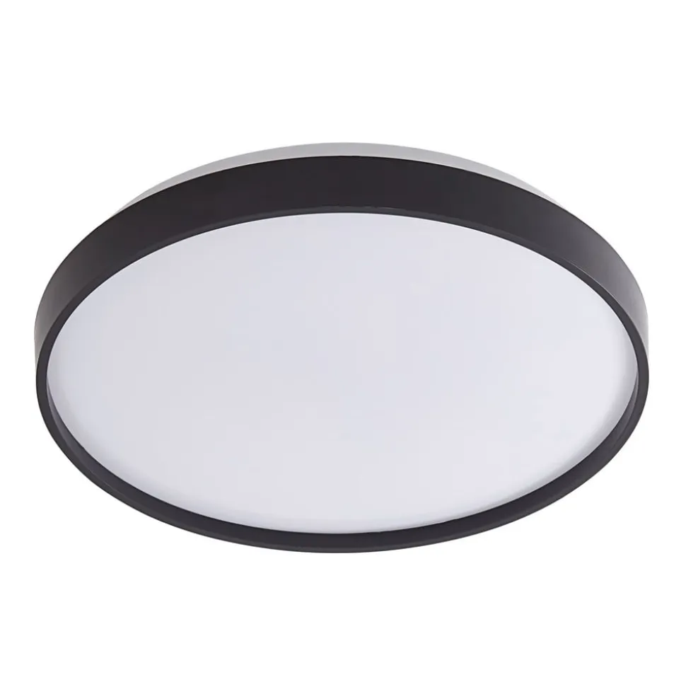 Lindby Smart LED-loftslampe Mirren sort metal CCT Tuya