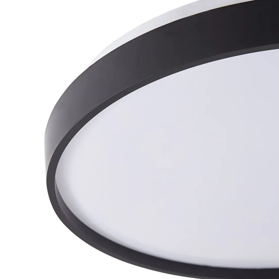 Lindby Smart LED-loftslampe Mirren sort metal CCT Tuya