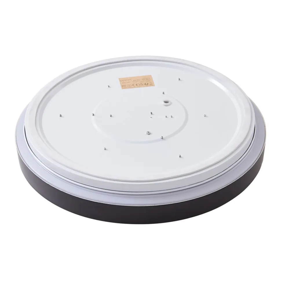 Lindby Smart LED-loftslampe Mirren sort metal CCT Tuya