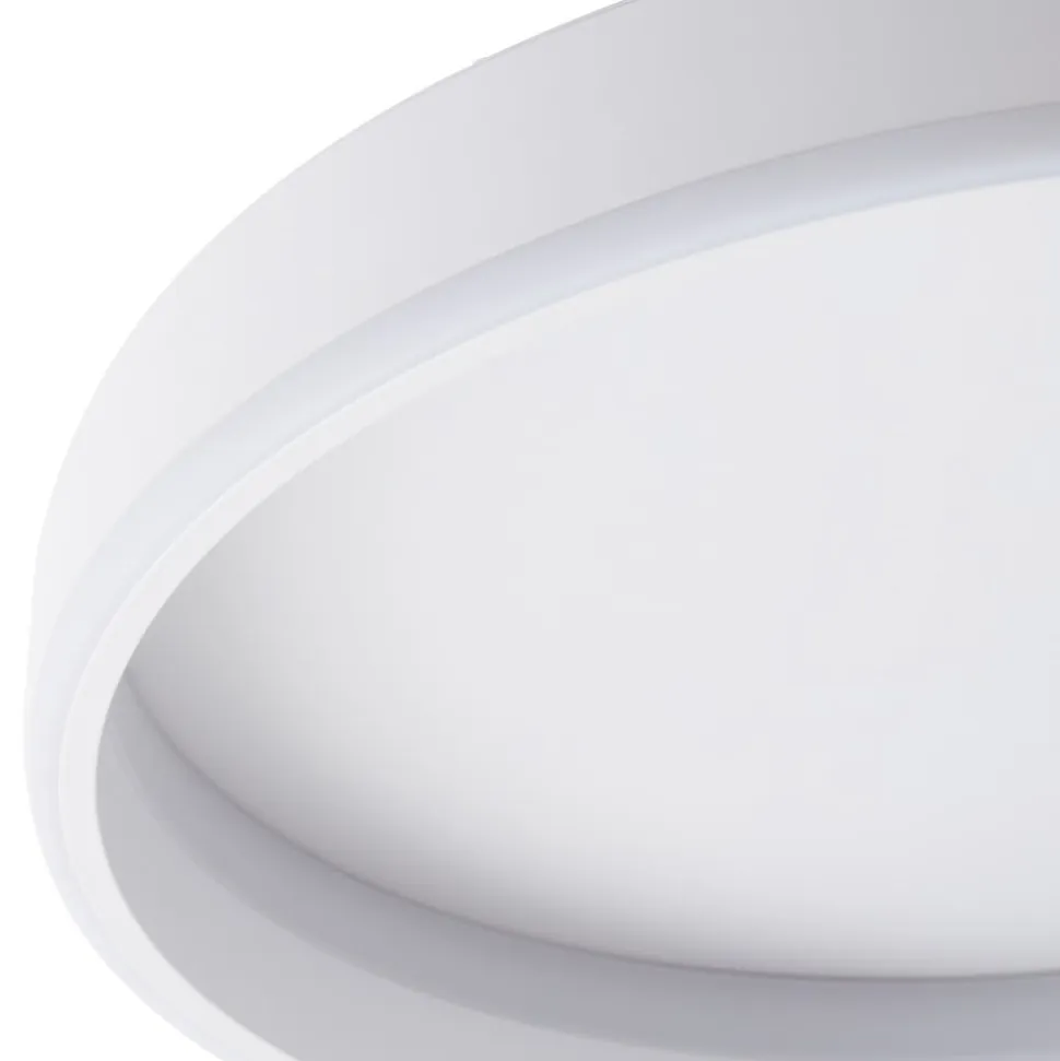 Lindby Smart LED-loftslampe Yasmen, hvid, metal, CCT, Tuya