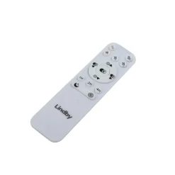 Lindby Smart LED-loftventilator Paavo sort, lydsvag Tuya