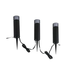 Lindby Smart LED-sokkellampe Kaelo, CCT, RGB, Tuya, 3 enheder