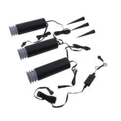 Lindby Smart LED-sokkellampe Kaelo, CCT, RGB, Tuya, 3 enheder