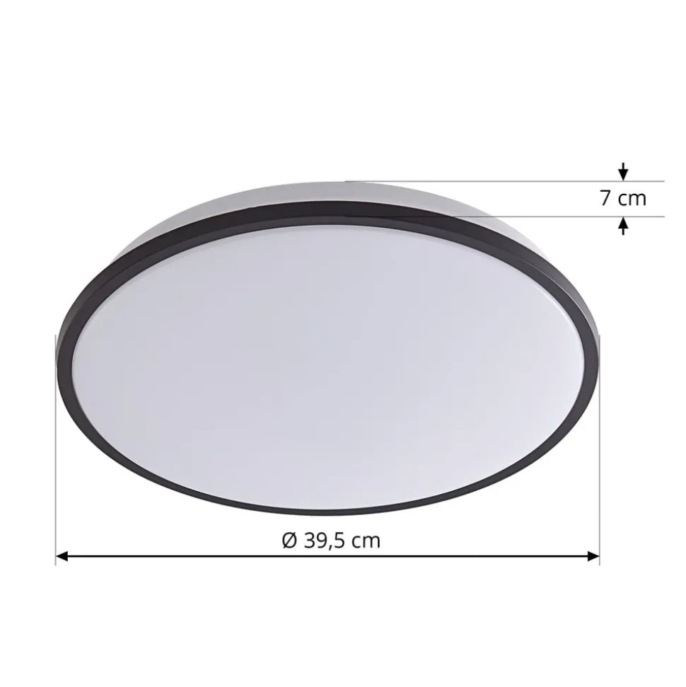 Lindby Smart Swaran LED-loftslampe, Ø39,5 cm, RGB, CCT, Tuya