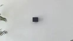 Lindby Smart udendørs LED-væglampe Dara grå kantet CCT RGB Tuya