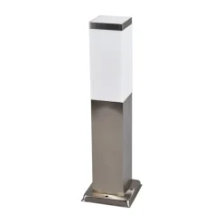 Lindby sokkelampe Lorian, 45 cm, stål, IP44, E27