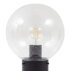 Lindby sokkellampe Dangan, klar, 60 cm, glas, sensor