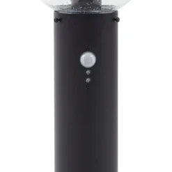 Lindby sokkellampe Dangan, klar, 60 cm, glas, sensor