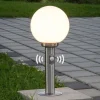 Lindby sokkellampe Vedran, 45 cm, stål, sensor