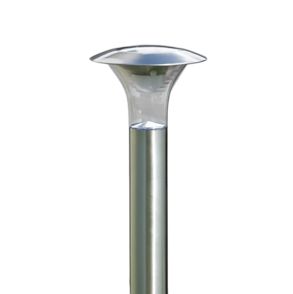 Lindby Solar-LED-lampe med jordspyd Jolin, 66 cm, stål