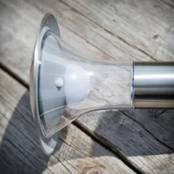 Lindby Solar-LED-lampe med jordspyd Jolin, 66 cm, stål