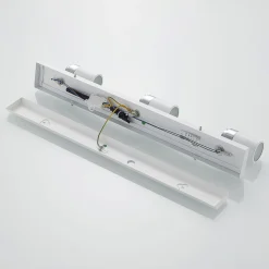 Lindby spotlight Kardo, 3 lyskilder, hvid, metal, IP44
