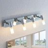 Lindby spotlight Zela, længde 53 cm, krom, 4 lyskilder