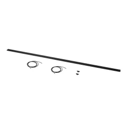 Lindby strømskinne Lumaro, sort, aluminium, længde 103 cm