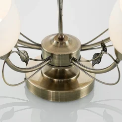 Lindby Thaddeus loftlampe, 5 lyskilder højde 31 cm