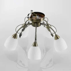 Lindby Thaddeus loftlampe, 5 lyskilder højde 31 cm