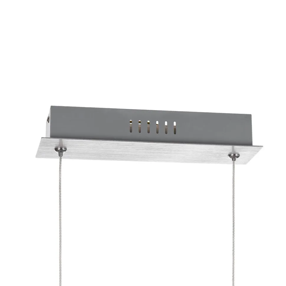 Lindby Tinkodara LED-hængelampe, spisestue, aluminium