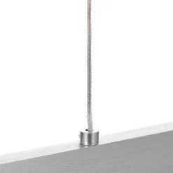 Lindby Tinkodara LED-hængelampe, spisestue, aluminium