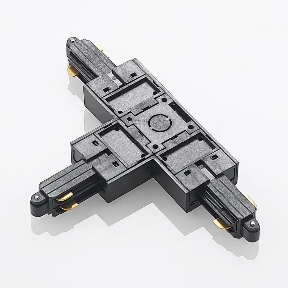 Lindby T-stik Linaro, sort, 1-faset system