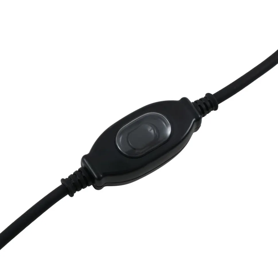 Lindby udendørs gulvlampe Arani, hvid, plast, stik