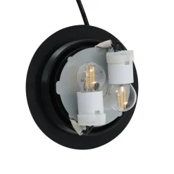 Lindby udendørs gulvlampe Arani, hvid, plast, stik