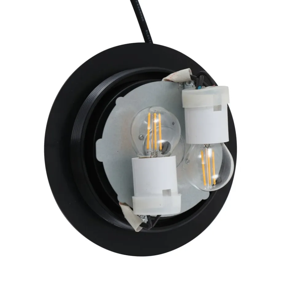 Lindby udendørs gulvlampe Arani, hvid, plast, stik