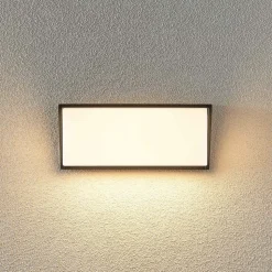 Lindby udendørs LED-væglampe Malim, 25 cm, antracit, IP65