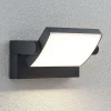 Lindby udendørs LED-væglampe Sherin, antracit, drejelig