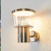 Lindby udendørs LED-væglampe Antje, bevægelsessensor, IP44