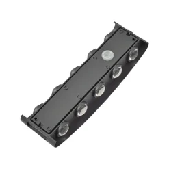 Lindby udendørs LED-væglampe Ithan, 5 lyskilder, antracit, metal
