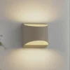 Lindby udendørs LED-væglampe Lenore, beige, metal, 13,5 cm