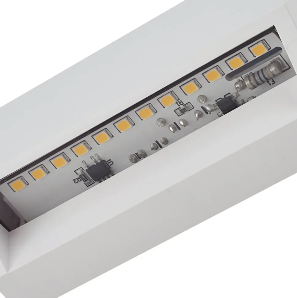 Lindby udendørs LED-væglampe Appeso, bredde 10 cm, sæt med 2 stk