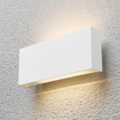 Lindby udendørs LED-væglampe Safira, metal, op/ned, IP44