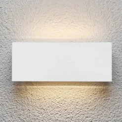 Lindby udendørs LED-væglampe Safira, metal, op/ned, IP44
