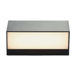 Lindby udendørs LED-væglampe Nienke, 23 cm, saltvandsresistent, IP65