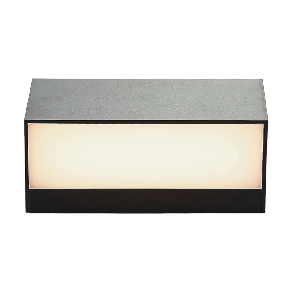 Lindby udendørs LED-væglampe Nienke, 23 cm, saltvandsresistent, IP65