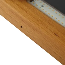 Lindby udendørs LED-væglampe Lenore, sort, metal, 36,5 cm