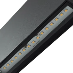 Lindby udendørs LED-væglampe Jarte, sort, metal, 17 cm, IP54