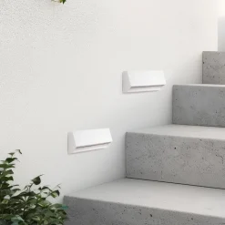Lindby udendørs LED-væglampe Appeso, længde 22 cm, sæt med 2 stk