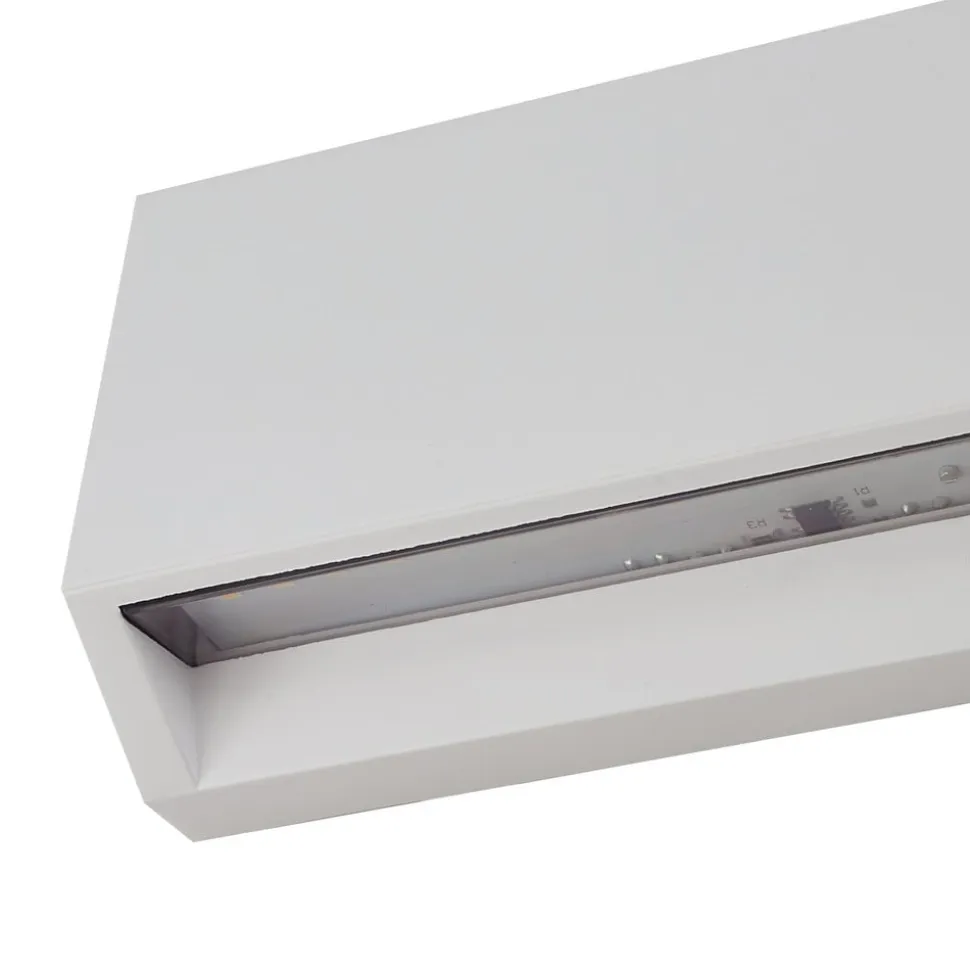 Lindby udendørs LED-væglampe Appeso, længde 22 cm, sæt med 2 stk