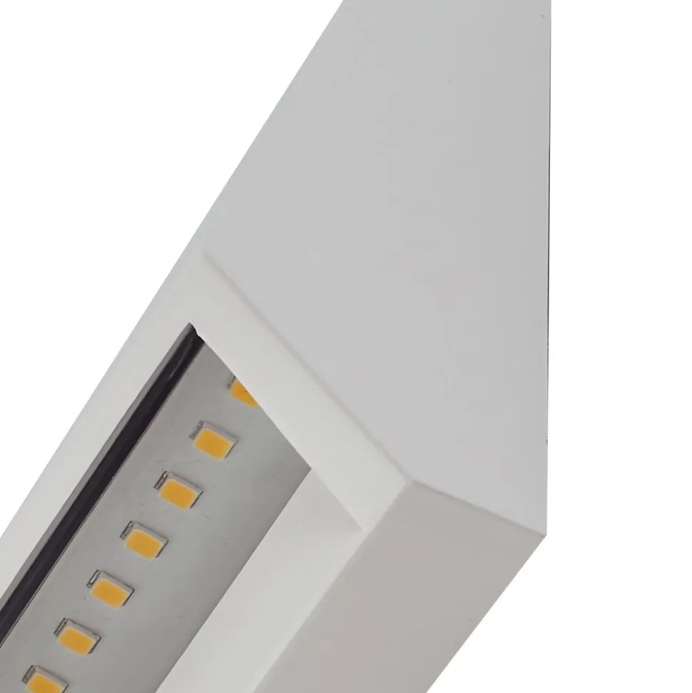Lindby udendørs LED-væglampe Appeso, længde 22 cm, sæt med 2 stk