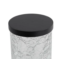 Lindby udendørs væglampe Gavros, sort, aluminium, sensor